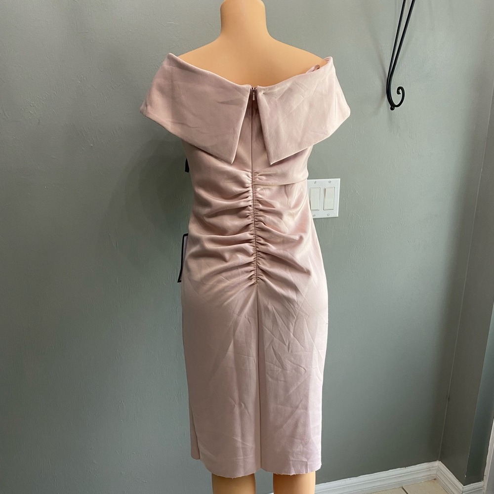 Xscape Blush‎ Asymmetrical Women's Dress - Picture 4 of 5